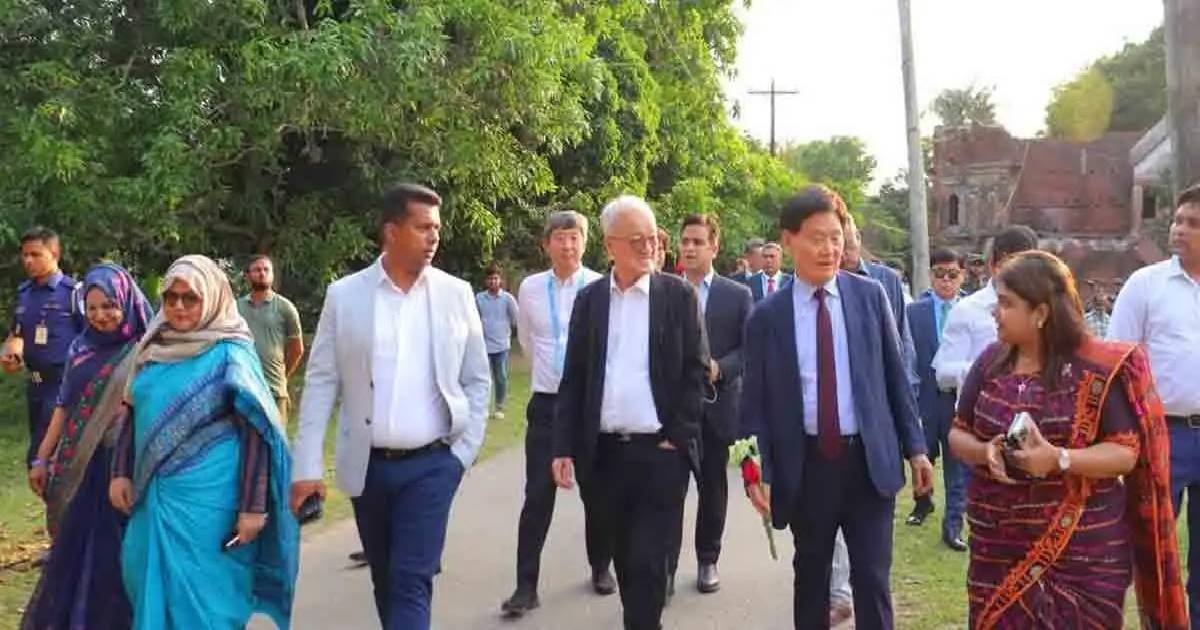 সোনারগাঁয়ের পানাম সিটিতে দক্ষিণ কোরিয়ার প্রতিনিধিদল