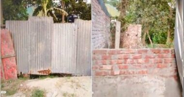 মুন্সিগঞ্জ টঙ্গীবাড়িতে যাতায়াতের রাস্তা বন্ধ করায় বাড়ি থেকে বাহির হতে পারছেনা একটি পরিবার