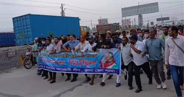 এবার খুলনা নগরে আওয়ামী লীগের ঝটিকা মিছিল