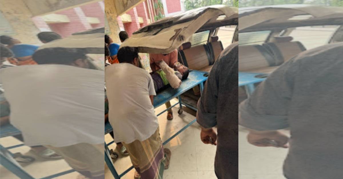 রাজবাড়ীতে ভাড়া চাওয়ায় ভ্যানচালককে কুপিয়ে যখম