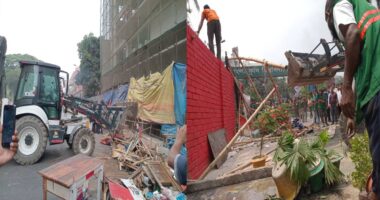 শেকৃবি-কলেজগেট এলাকায় ডিএনসিসির অভিযানে দুই শতাধিক দোকান উচ্ছেদ