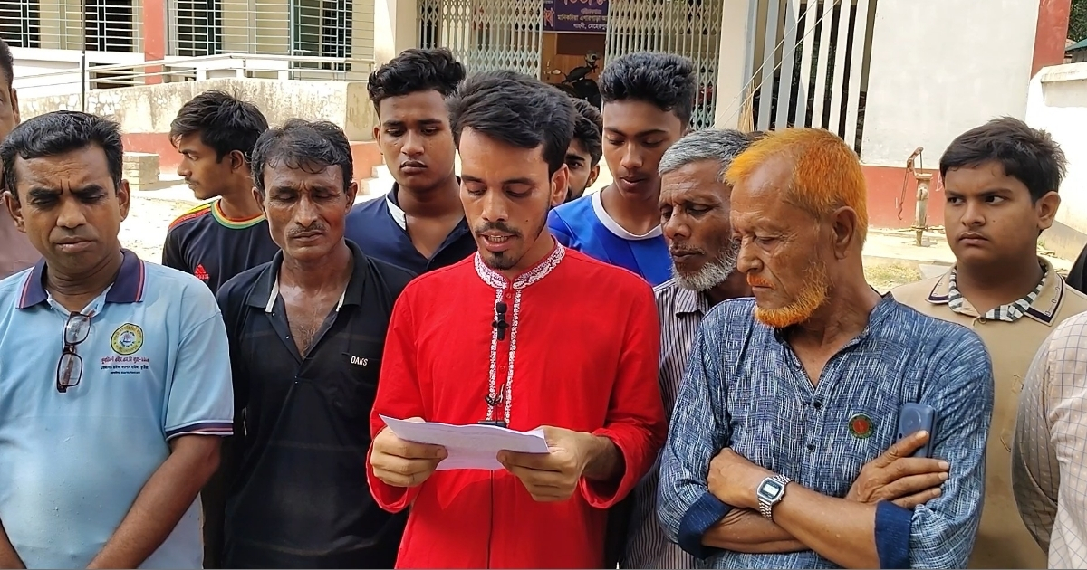 গাংনীতে মানিকদিয়া এগারপাড়া মাদ্রাসার  সাবেক সভাপতির বিরুদ্ধে সংবাদ সম্মেলন