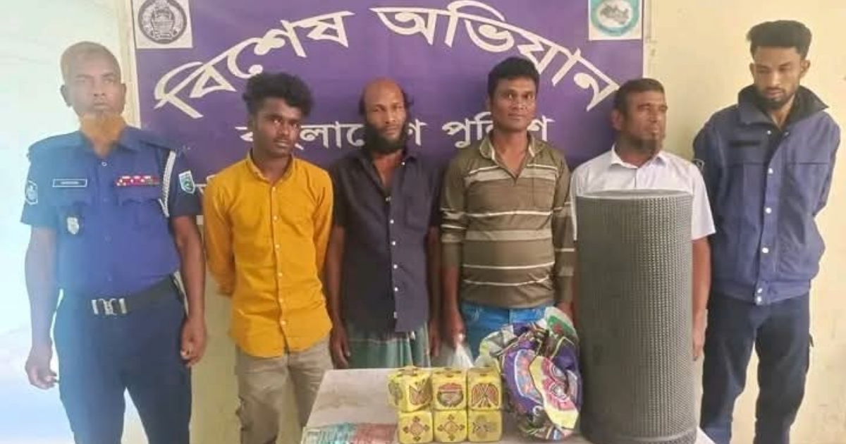লালমনিরহাটে জুয়া খেলায় চারজন গ্রেফতার, জেলে প্রেরণ
