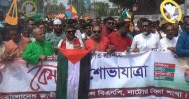নাটোরে পহেলা বৈশাখে বিএনপির আনন্দ মিছিল ও সমাবেশ