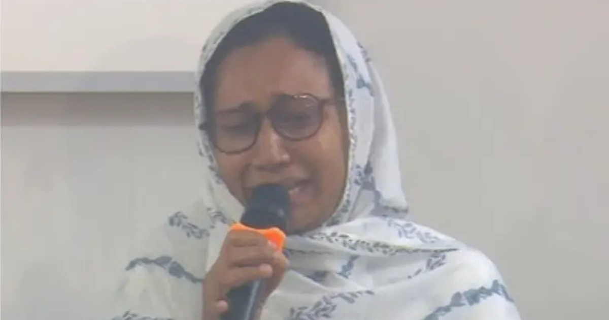 শেখ হাসিনার বিচার না হলে আমার সন্তান আমার বুকে ফিরিয়ে দেন