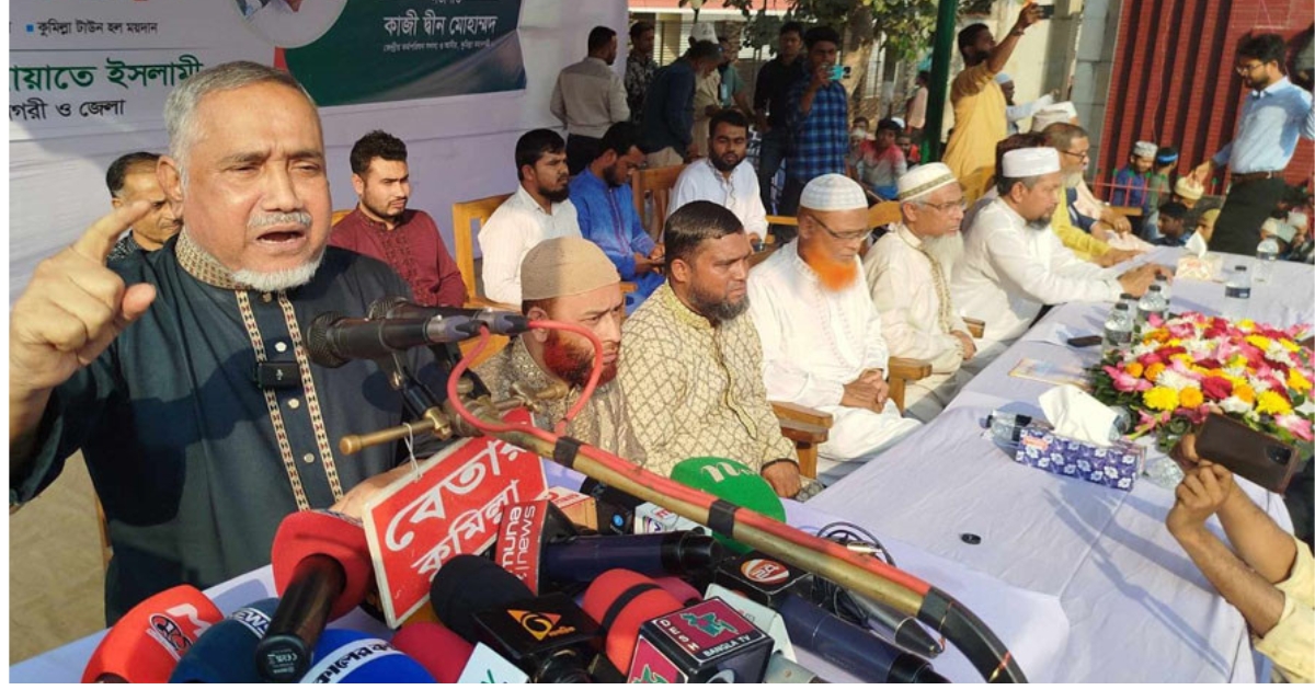 স্বাধীনতা ও সার্বভৌমত্বের প্রশ্নে কোনো রক্তচক্ষুকে পরোয়া করে না জামায়াত : ডা. তাহের