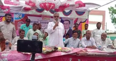 মঠবাড়িয়ায় সনাতন ধর্মাবলম্বীদের সঙ্গে বিএনপি নেতার মতবিনিময় সভা