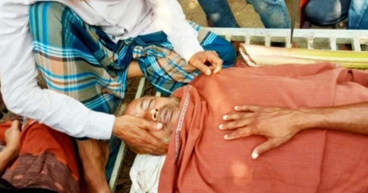নরসিংদীর মনোহরদীতে নিজ জমির ধান বুঝাই ট্রাক্টর ধাক্কায় কৃষকের মৃত্যু