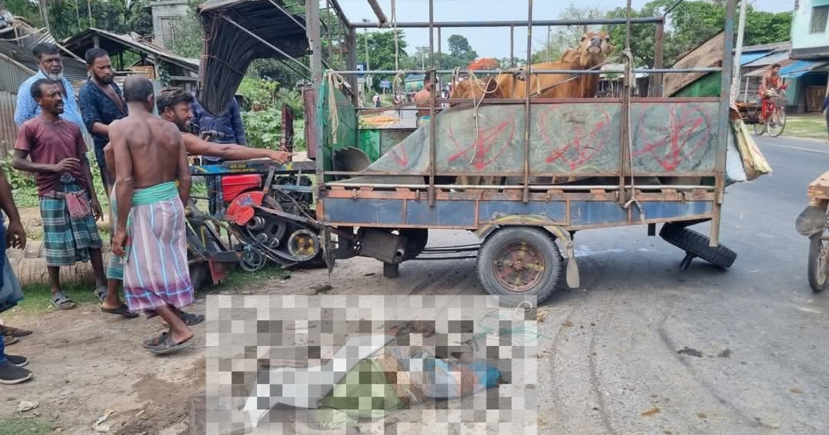 তালায় গরুর গাড়ি উল্টে নিহত ১ জন