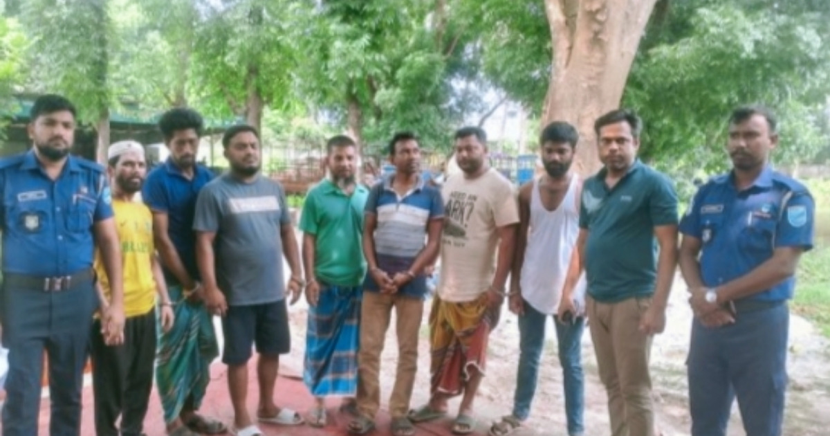 মুন্সিগঞ্জে ৭ জুয়ারি আটক