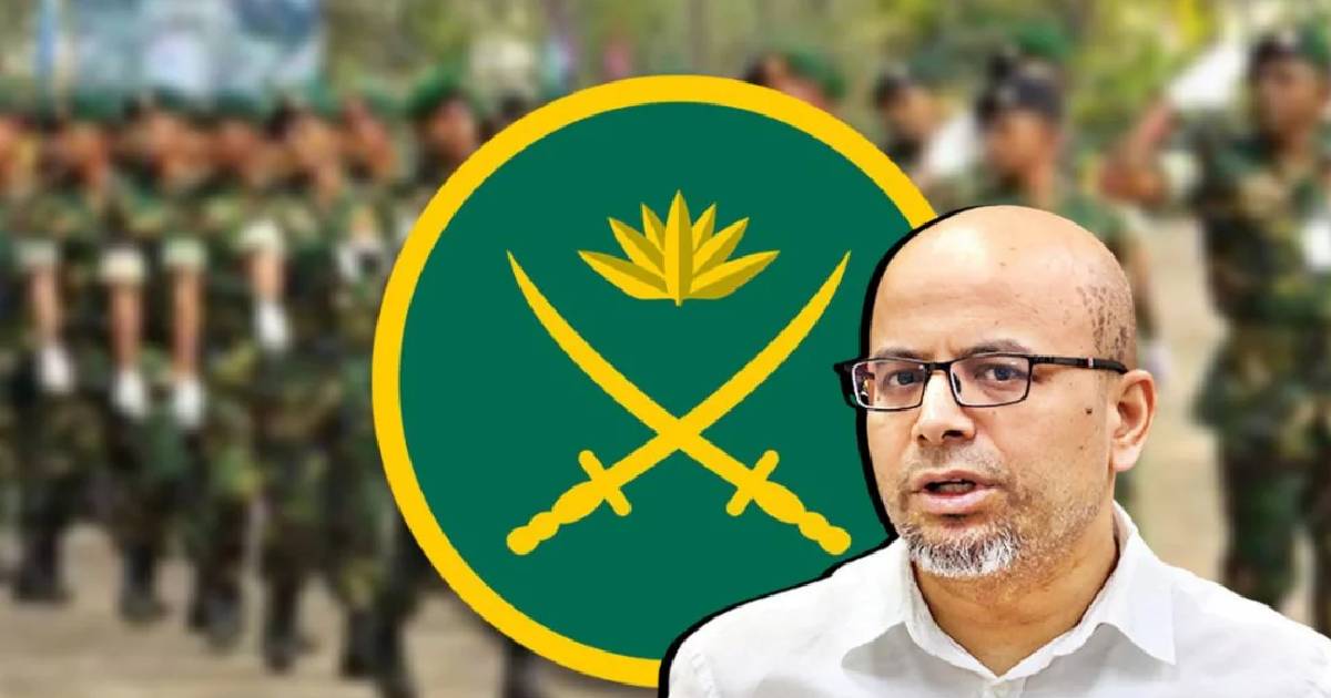 সেনাবাহিনী রাজনীতিতে নাক গলাতে পারবে না: প্রধান উপদেষ্টার বিশেষ সহকারী