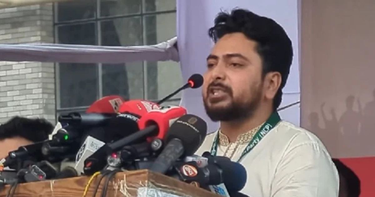 শিবিরের নির্দেশে কাজ করিনি, এটা নিছক মিথ্যাচার : নাহিদ ইসলাম