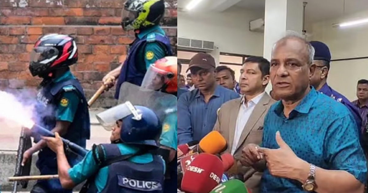 পুলিশের হাতে আর কোনো মারণাস্ত্র থাকবে না : স্বরাষ্ট্র উপদেষ্টা
