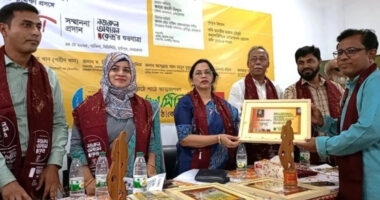 জলসিঁড়ি সম্মাননা’-য় সম্মানিত ভালোবাসার কবি তানভির, শাওন ও মোজাফফর