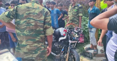 রাজবাড়ীতে ট্রাক চাপাই মোটরসাইকেল আরোহী নিহত , আহত ২