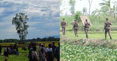 বিএসএফের গুলিতে উত্তপ্ত রৌমারী সীমান্ত, বিজিবির পাশে স্থানীয়রা