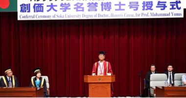 পৃথিবী রক্ষায় তরুণদের ‘থ্রি জিরো ক্লাব’ গড়ে তুলতে হবে : প্রধান উপদেষ্টা