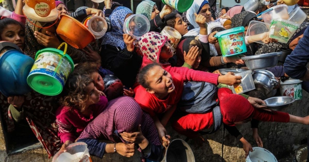 বিশ্বের সবচেয়ে ক্ষুধার্ত জায়গা এখন গাজা