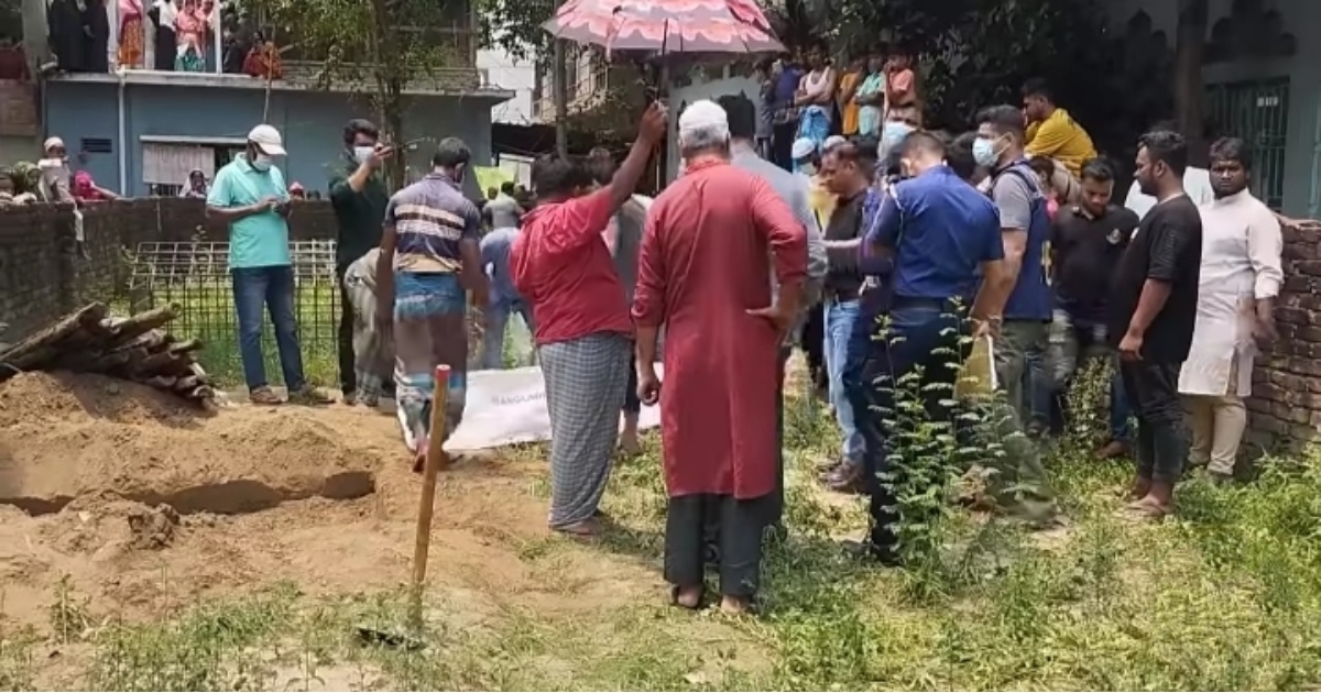 নরসিংদীতে হত্যা সন্দেহে ৬ মাস পর কাউন্সিলরের লাশ কবর থেকে উত্তোলন