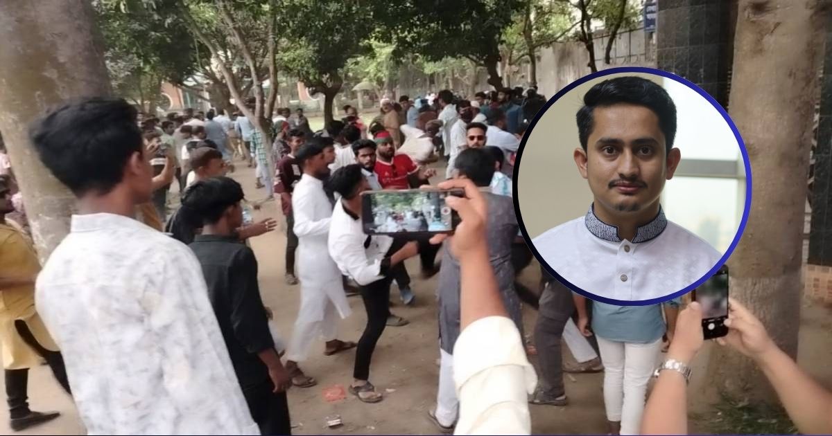 বগুড়ায় সারজিস আলমের উপস্থিতিতে সমাবেশস্থলে ছুরিকাঘাতের ঘটনা