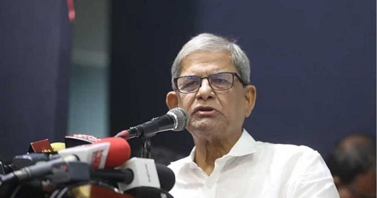 সুপরিকল্পিতভাবে নির্বাচন পেছানোর ষড়যন্ত্র হচ্ছে,জাতিকে মুক্তি দিতে হবে: মির্জা ফখরুল