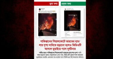 মুম্বাইয়ে গ্যাস দুর্ঘটনার ভিডিও পাকিস্তানে ভারতের হামলার দৃশ্য বলে প্রচার