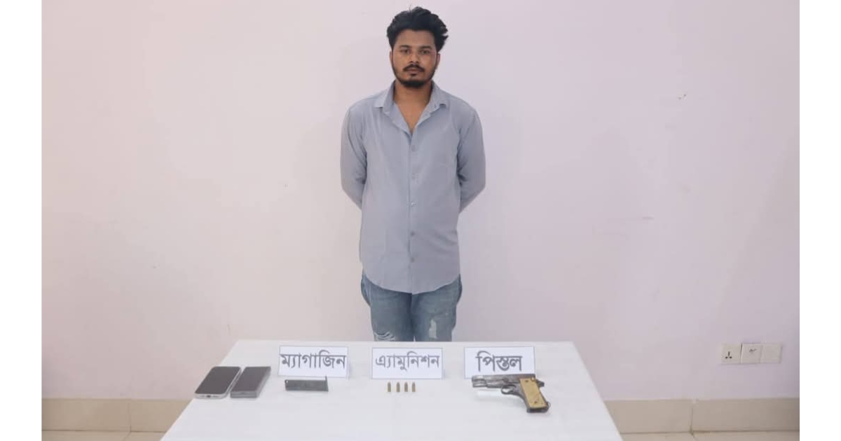 সেনাবাহিনীর অভিযানে অস্ত্রসহ রুদ্র চন্দ্র দাস নামে এক সন্ত্রাসী আটক