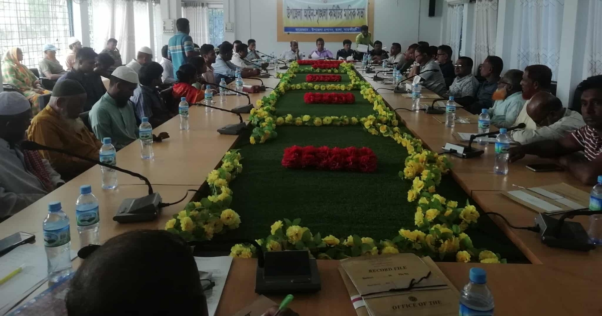 তালায় উপজেলা আইন-শৃংখলা কমিটির মাসিক সভা অনুষ্ঠিত