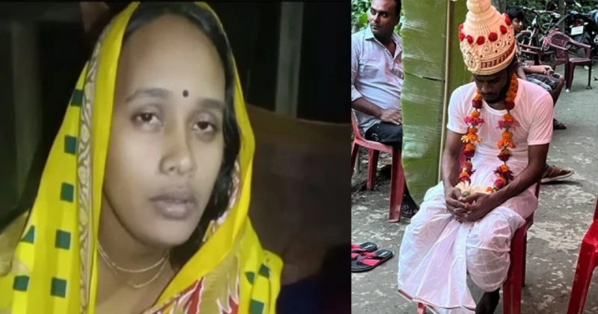 ইন্দুরকানীতে ২ দিন অনশনের পর প্রেমিকের সাথে এক সন্তানের জননীর বিয়ে