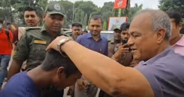 ট্যাকা লাগত না, ওনার দোয়া হলেই চলব : স্বরাষ্ট্র ‍উপদেষ্টাকে কাছে পেয়ে পথশিশু