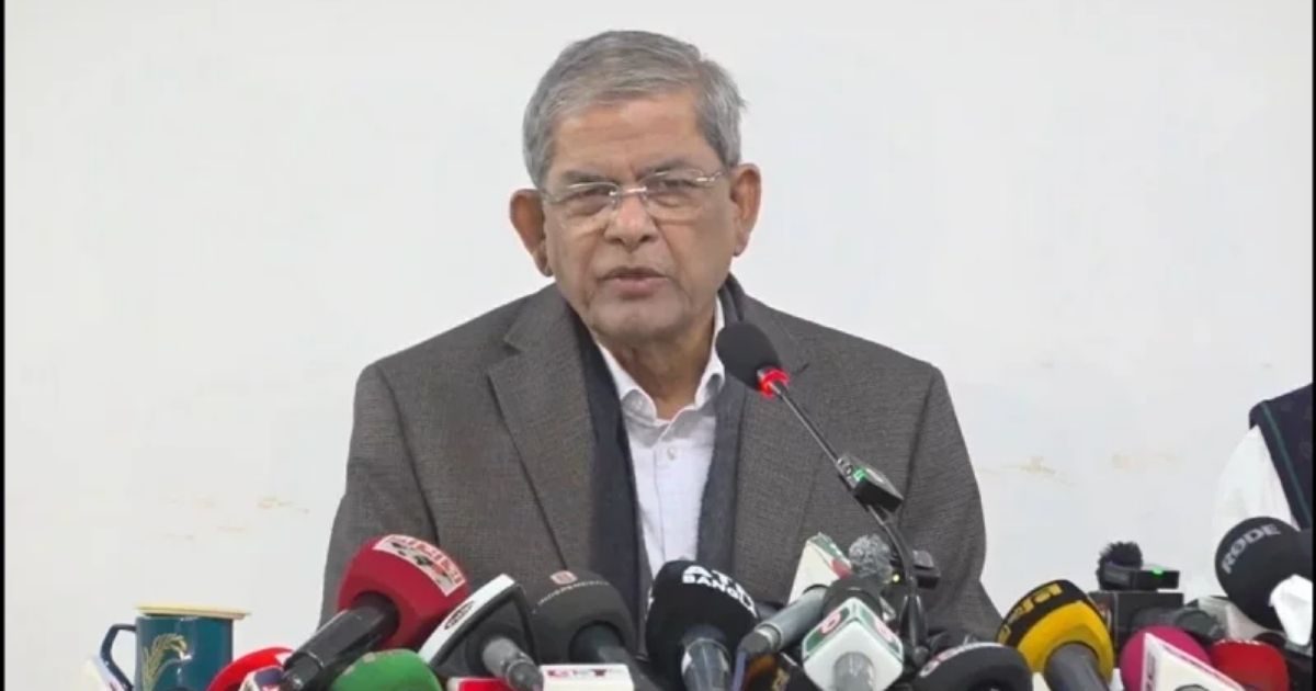 এপ্রিলে নির্বাচন ঘোষণায় শুধু বিএনপি নয়, গোটা জাতি হতাশ : মির্জা ফখরুল