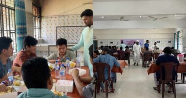 ভিন্ন ধর্মাবলম্বীসহ ইবি শিক্ষার্থীদের নিয়ে ছাত্রশিবিরের মধ্যাহ্নভোজ