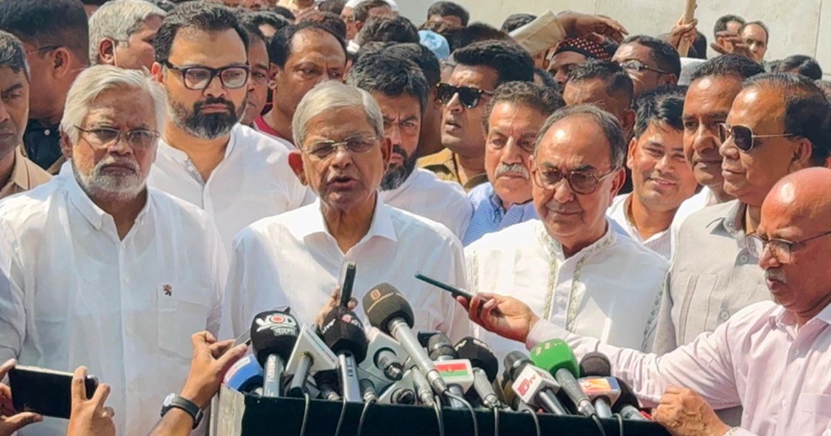 সব অনিশ্চয়তা কাটিয়ে জাতিকে সামনে এগিয়ে যাওয়ার স্বপ্ন দেখালেন দুই নেতা : মির্জা ফখরুল