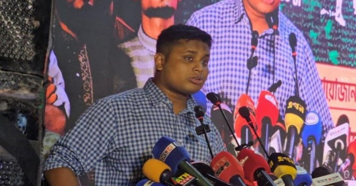 শাপলা প্রতীক গণমানুষের সঙ্গে সম্পৃক্ত : হাসনাত আব্দুল্লাহ