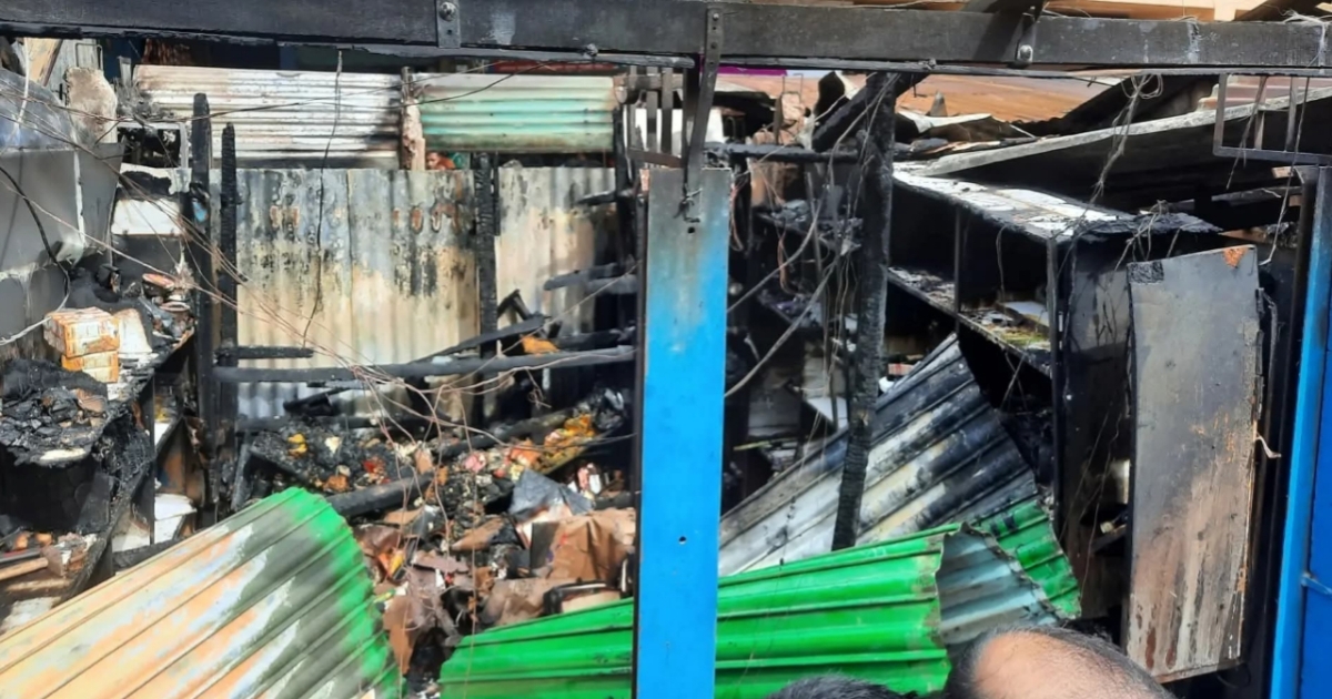 সেনবাগ সেবারহাট বাজারে ভয়াবহ অগ্নিকাণ্ড, ৮ দোকান পুড়ে ছাই