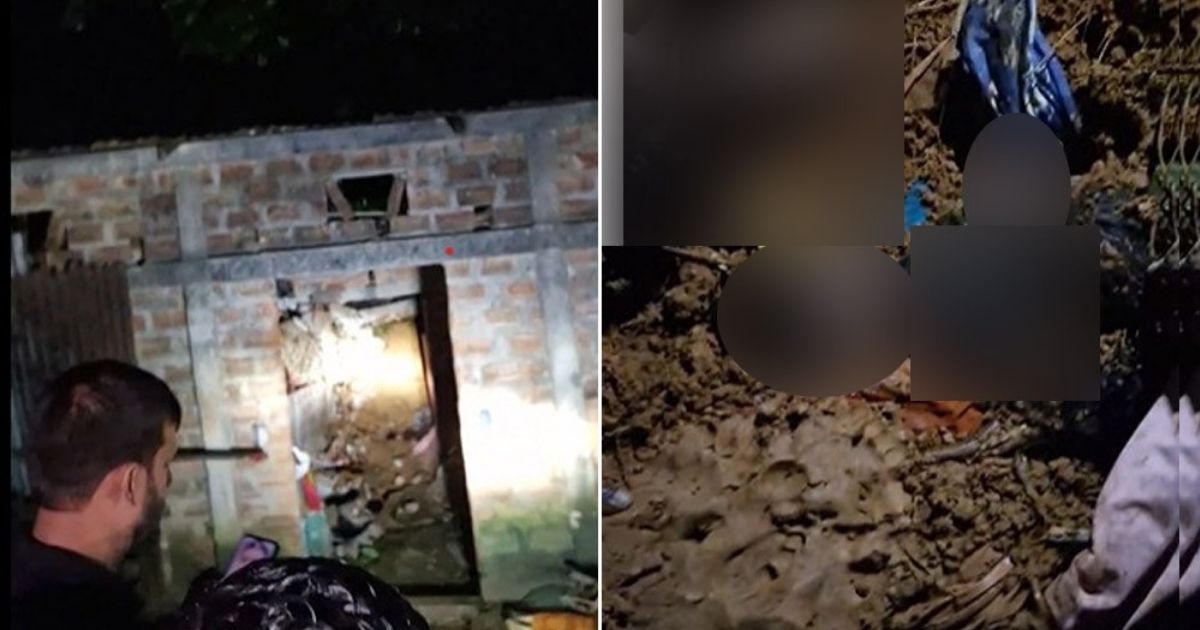 টিলা ধসে মাটিচাপায় একই পরিবারের ৪ সদস্য নিহত