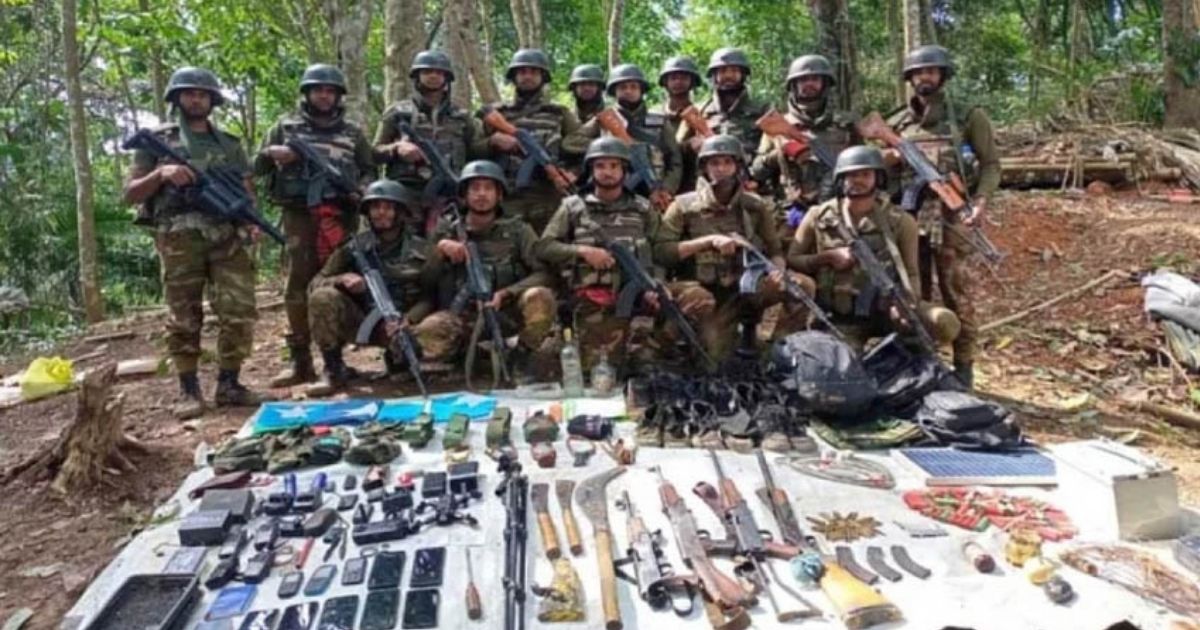 বান্দরবানে সেনা অভিযানে দুই কেএনএ সদস্য নিহত