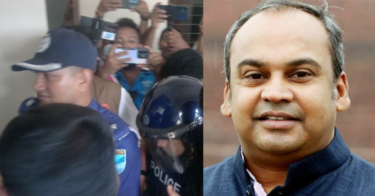 আদালতে তোলার সময় দুর্জয়কে ডিম নিক্ষেপ