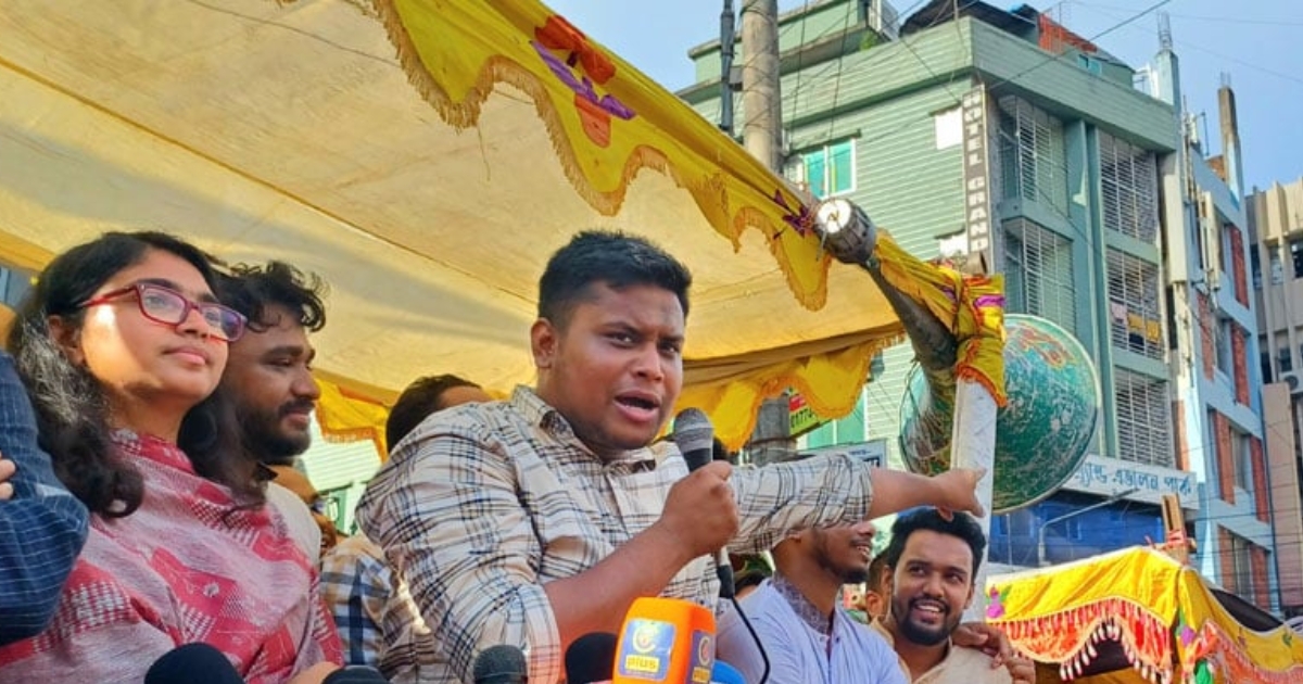 বিএনপি-জামায়াত করেন আপত্তি নেই কিন্তু আ’লীগের সঙ্গে সখ্যতা মানবো না : হাসনাত