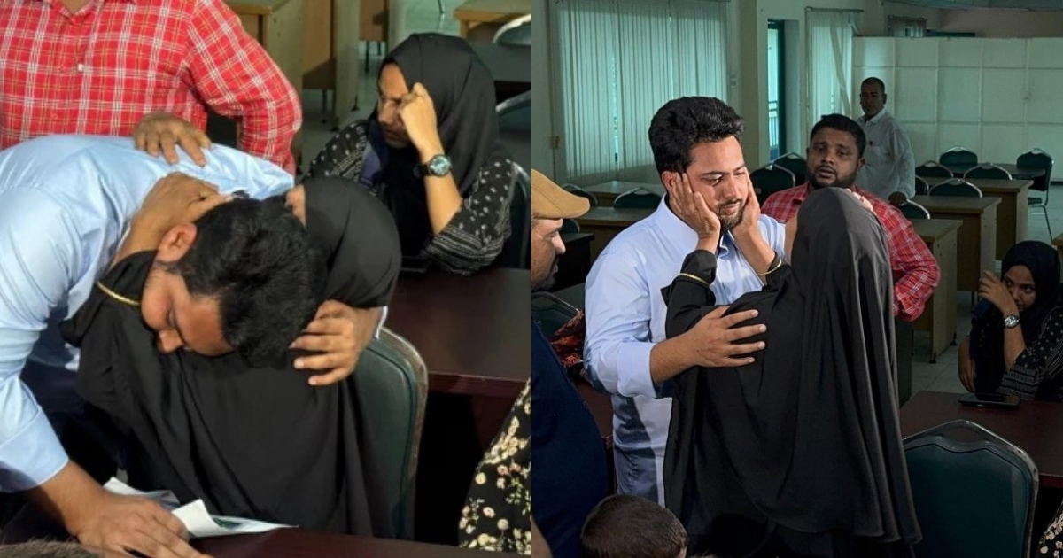 নাহিদকে পেয়ে কান্নায় ভেঙে পড়লেন শহীদ পরিবারের সদস্যরা