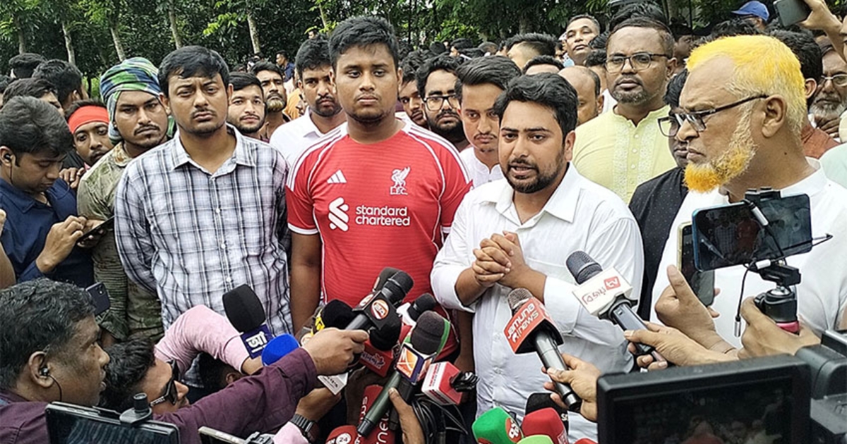 আবরার ফাহাদের পথ ধরে ভারতীয় আধিপত্যবাদের বিরুদ্ধে লড়াই করছি : নাহিদ ইসলাম