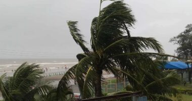 দুপুরের মধ্যে দেশের ৭ জেলায় ৬০ কিমি বেগে ঝড়ের পূর্বাভাস
