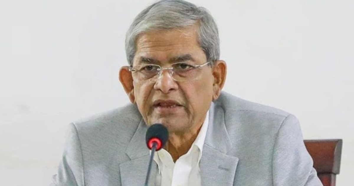 বিএনপির রাজনীতির সঙ্গে সন্ত্রাস ও বর্বরতার কোনো যোগসূত্র নেই : মির্জা ফখরুল