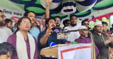 হাসিনা ফিটনেসবিহীন রাষ্ট্র আমাদের ওপর চাপিয়ে দিয়ে গেছেন: নাহিদ ইসলাম