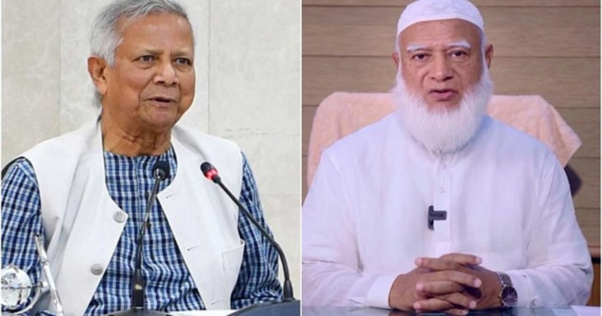 জামায়াত আমিরের শারীরিক অবস্থার খোঁজ নিলেন প্রধান উপদেষ্টা