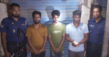 নাটোরে ইয়াবা-ফেন্সিডিল সহ ৩ জন আটক