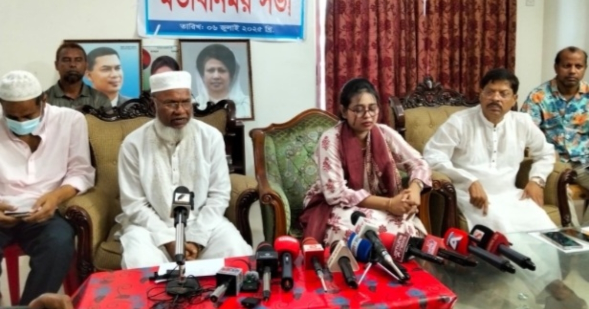 শেরপুরে মানুষের ভাগ্য পরিবর্তনের জন্য ধানের শীষে ভোট চাইলেন: ডা. প্রিয়াংকা