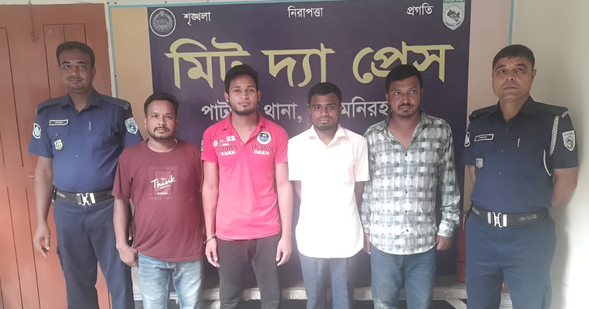 পাটগ্রামে থানায় হামলা-ভাঙচুর: আরও ৫ আসামি গ্রেপ্তার, মোট গ্রেপ্তার ১৫