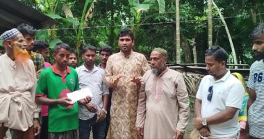 অগ্নিকাণ্ডে ক্ষতিগ্রস্ত পরিবারকে তারেক রহমানের পক্ষ থেকে আর্থিক সহায়তা
