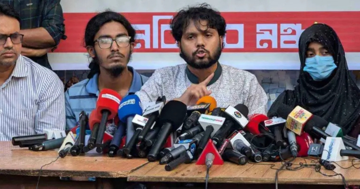 প্রবল জনসমর্থন সত্ত্বেও এই সরকার দুর্বল : শরিফ ওসমান হাদী